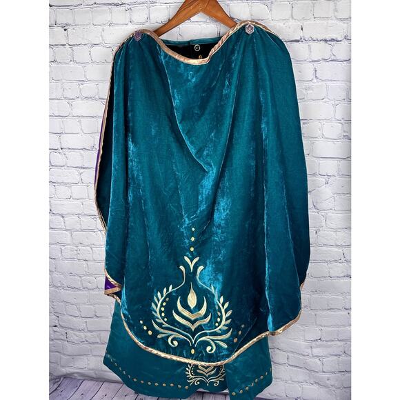 Disney Store Frozen 2 Queen Anna Deluxe Dress Costume Heavy Duty Size 9/10 - Picture 2 of 15
